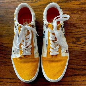 Checkered/Floral Vans